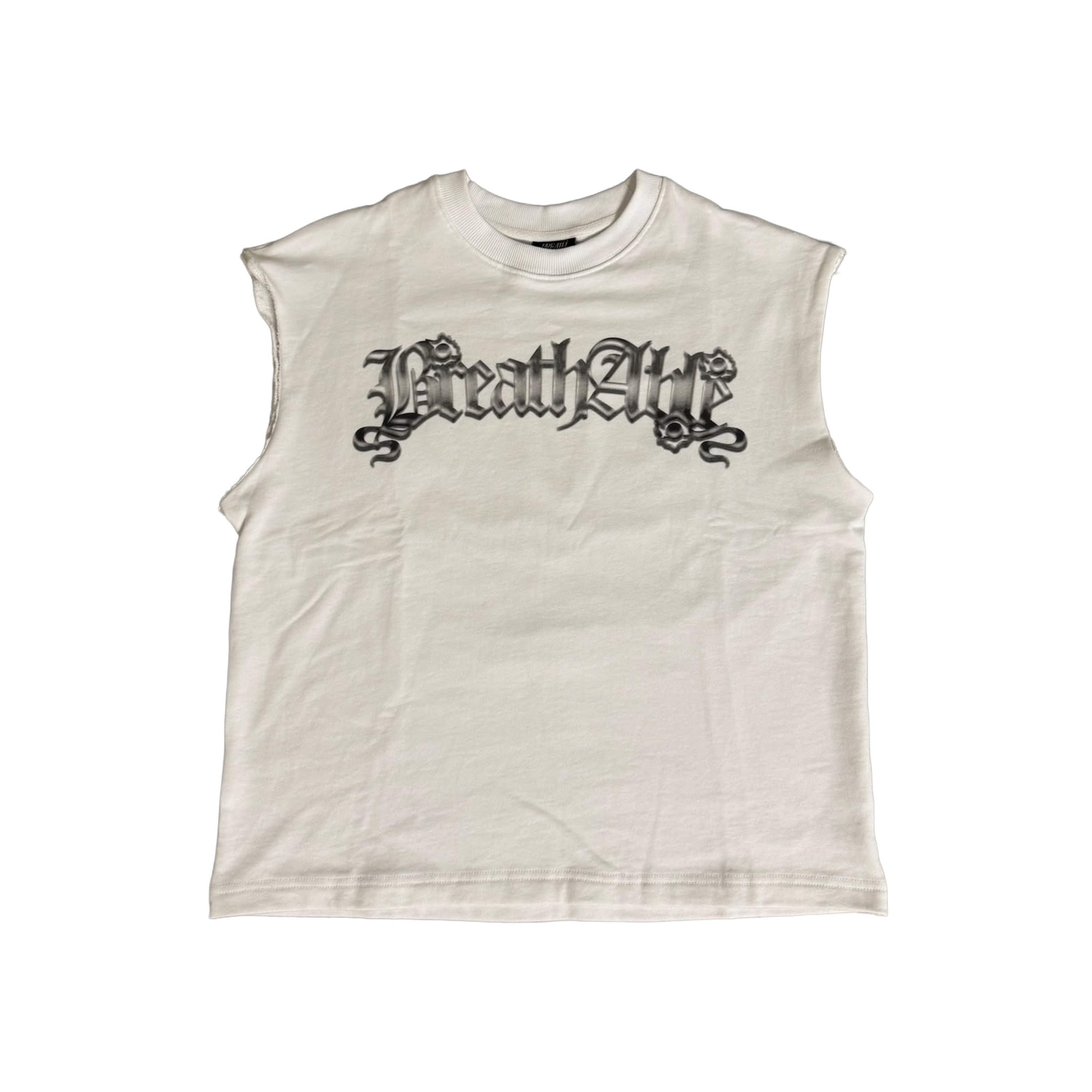 White Ghost Sleeveless T-Shirt