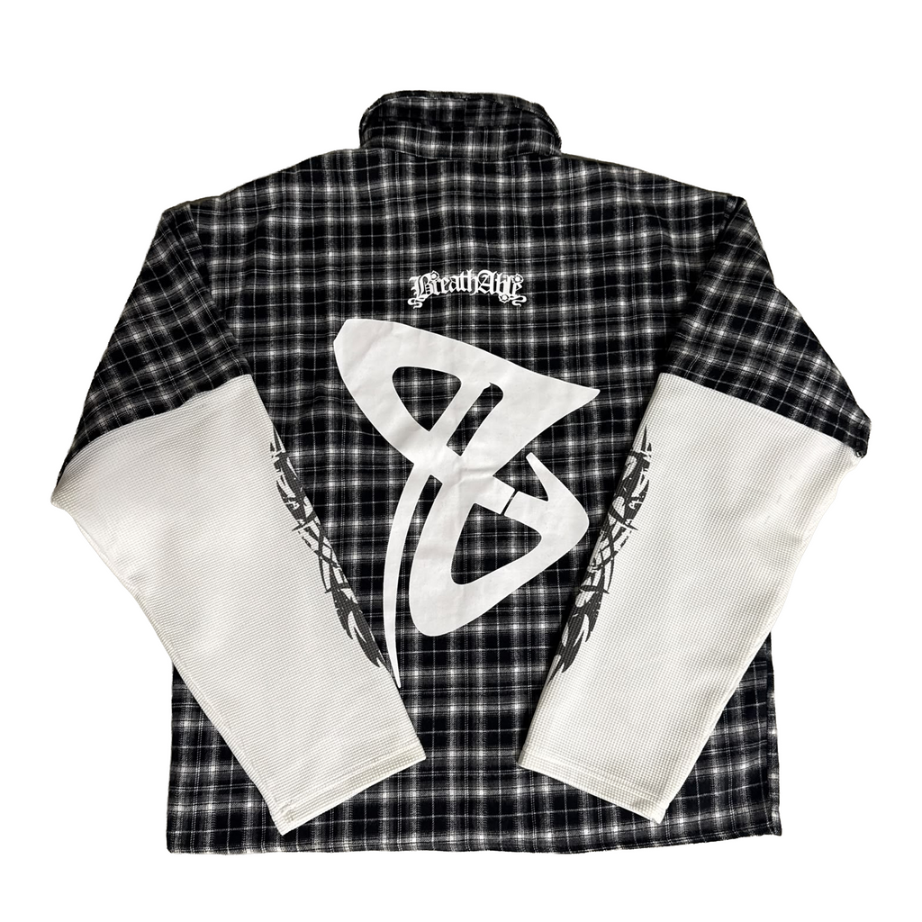 Ghosted Black Flannel 2in1 - Pre Order
