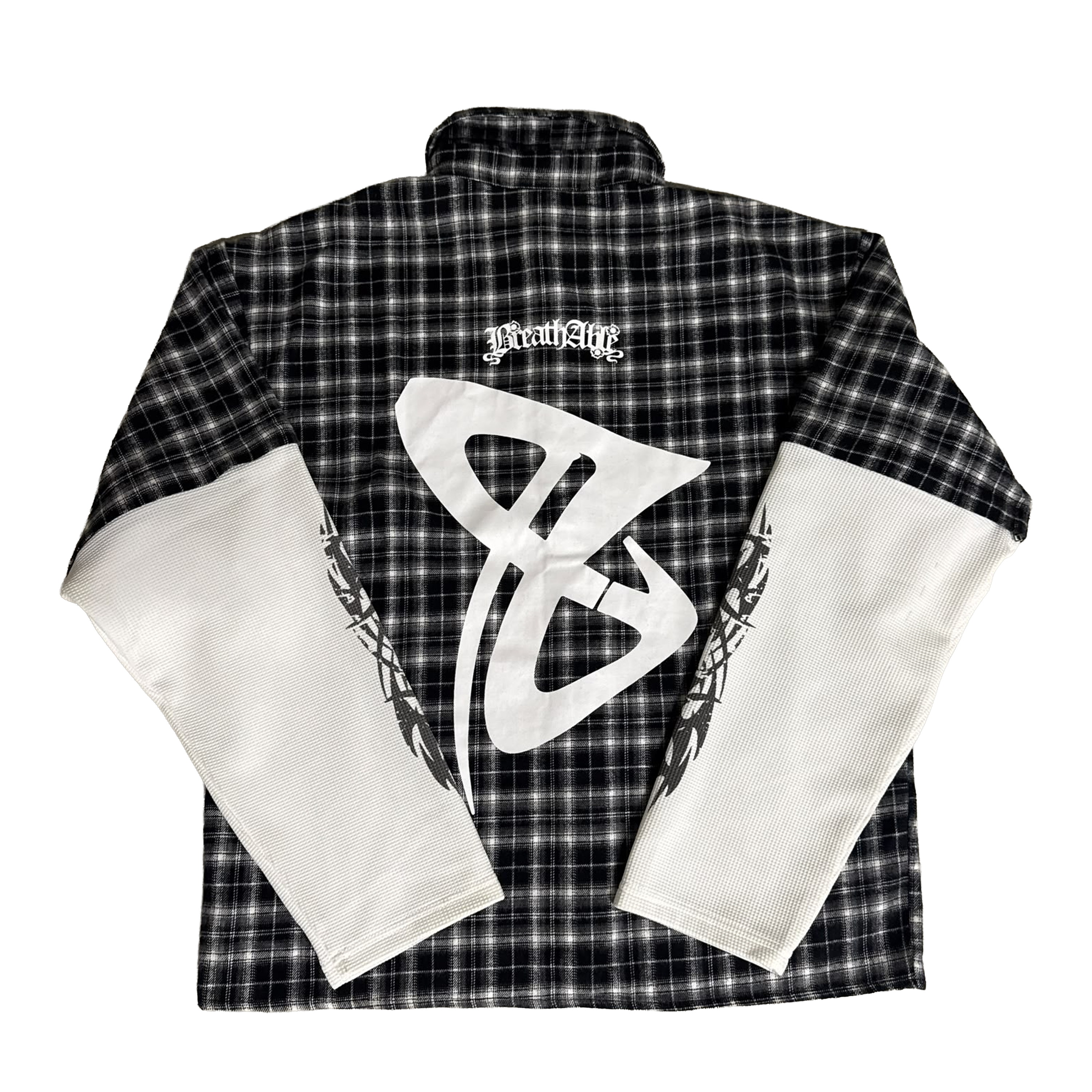 Ghosted Black Flannel 2in1 - Pre Order