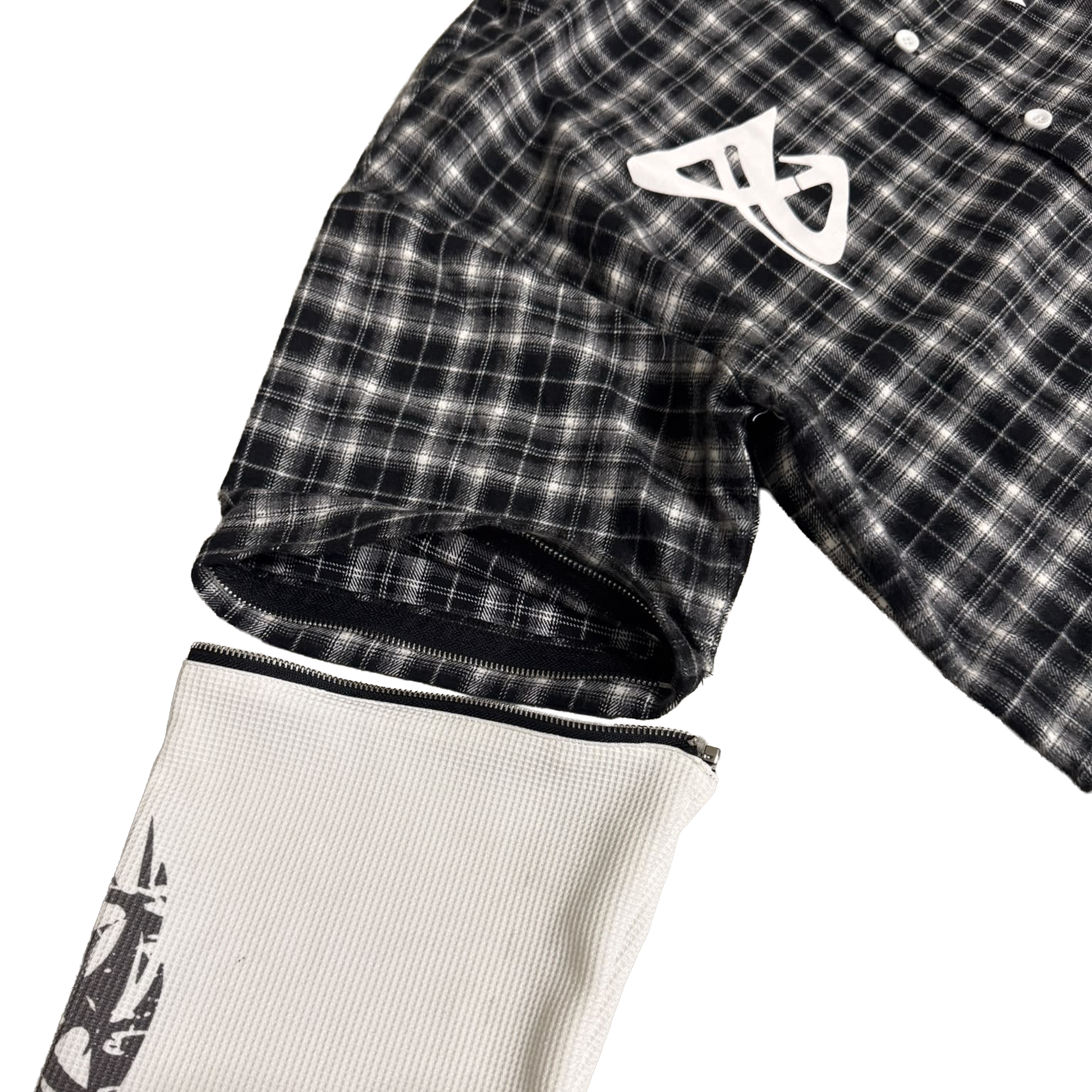 Ghosted Black Flannel 2in1 - Pre Order