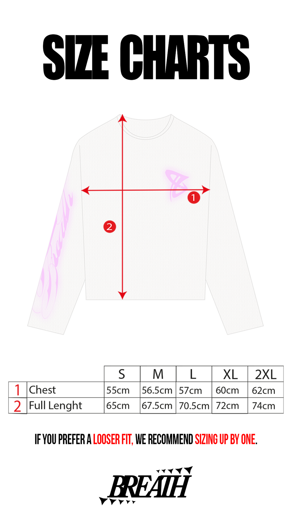 BreathAbleClo Pink Scripted Waffle Longsleeve