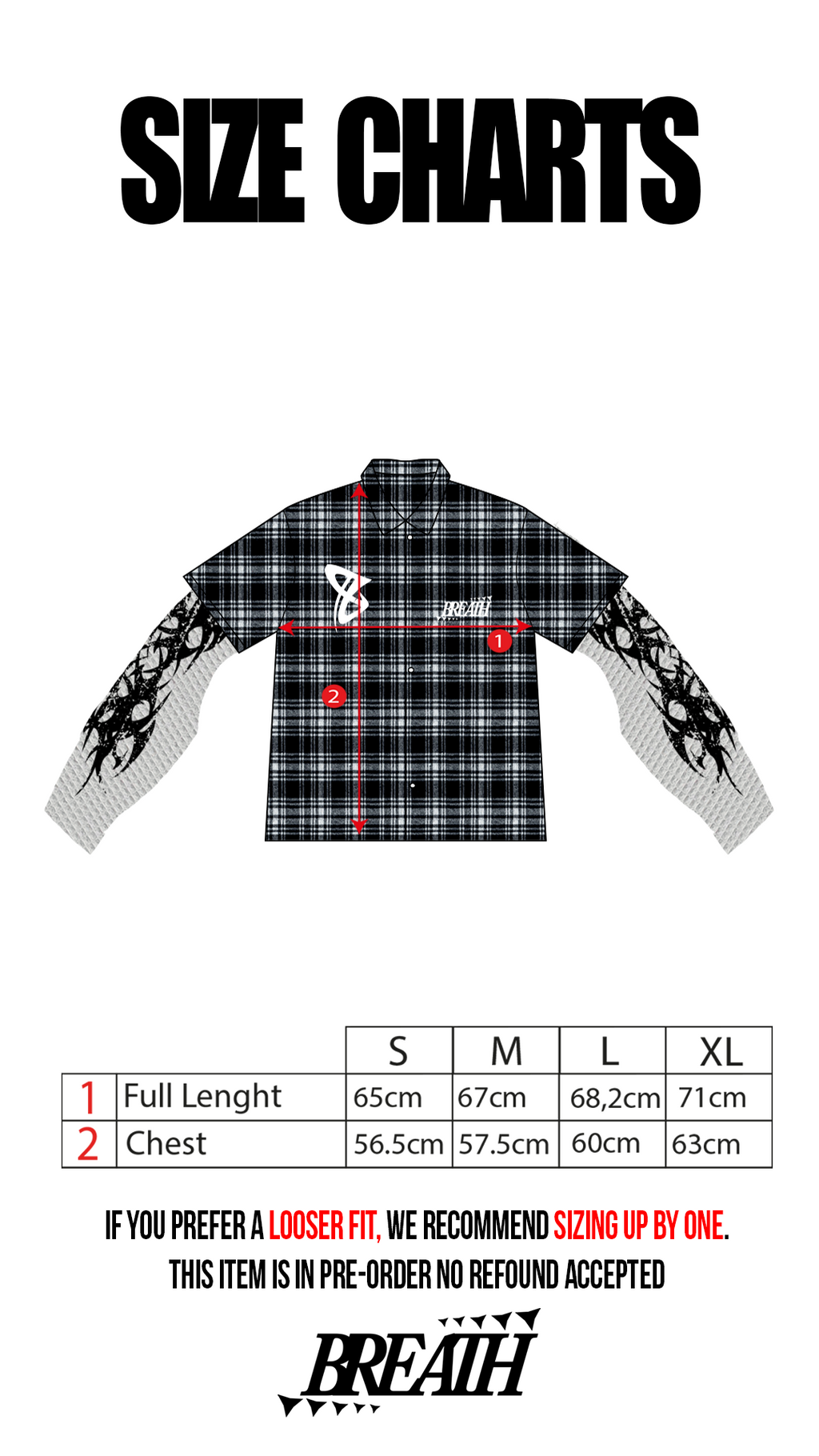 Ghosted Black Flannel 2in1 - Pre Order