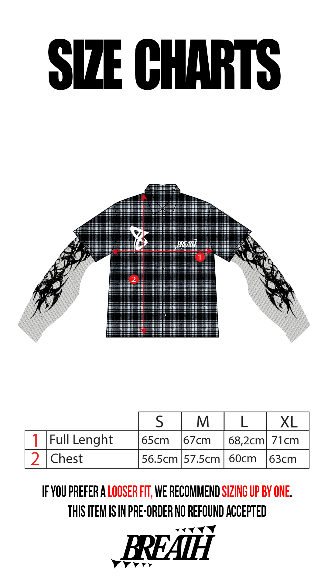 Ghosted Black Flannel 2in1 - Pre Order