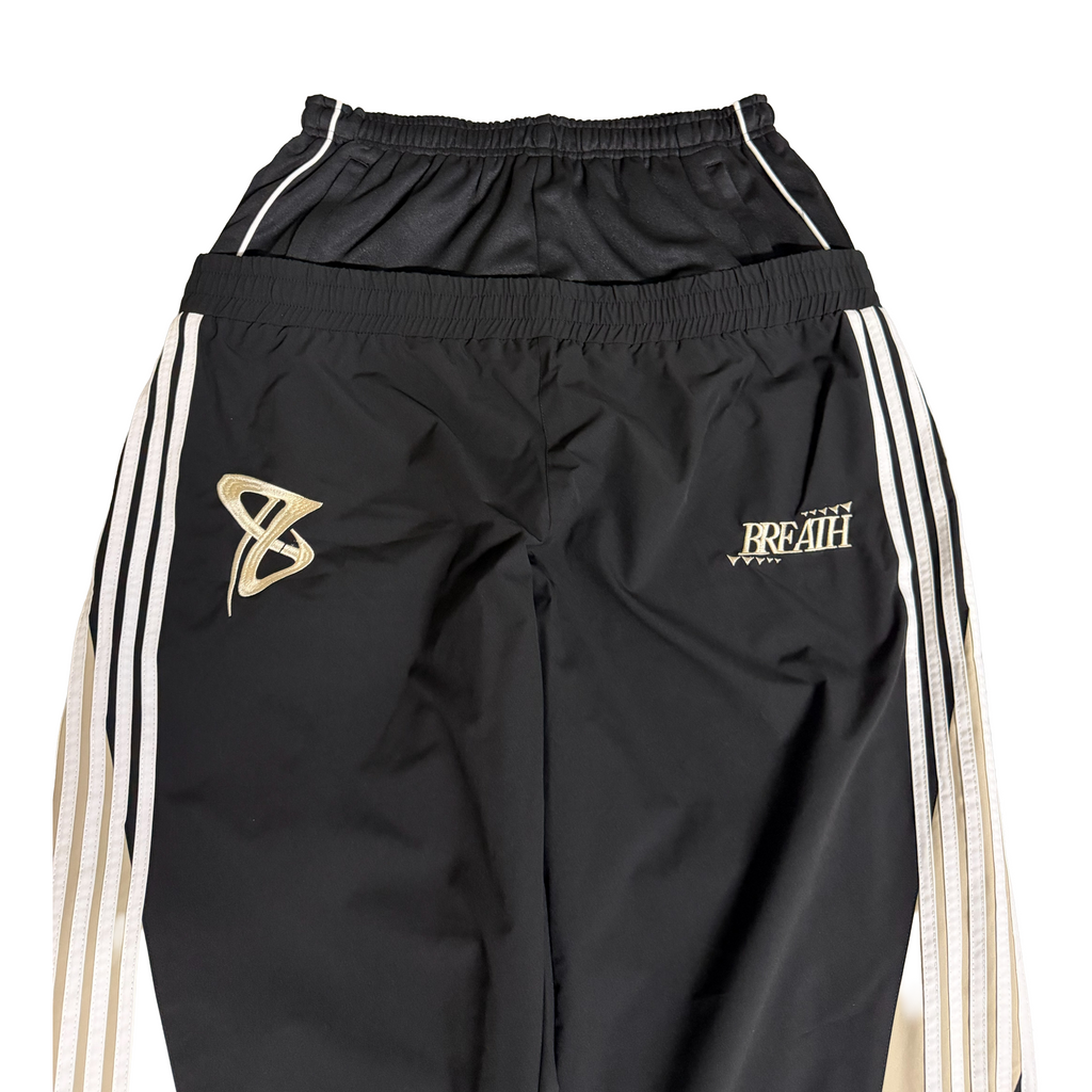 Blackout Double Waisted Trackpants - Pre order
