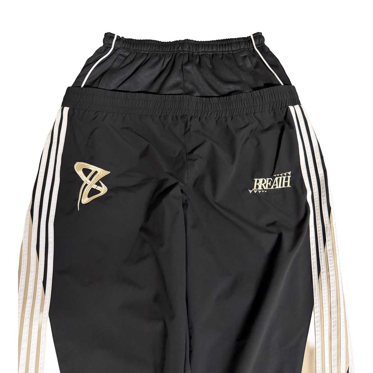 Blackout Double Waisted Trackpants - Pre order
